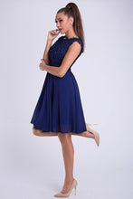 Load image into Gallery viewer, EVA &amp; LOLA DRESS COBALT 26012-7
