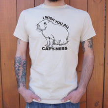 Cargar imagen en el visor de la galería, I Wish You All Capyness T-Shirt (Mens)