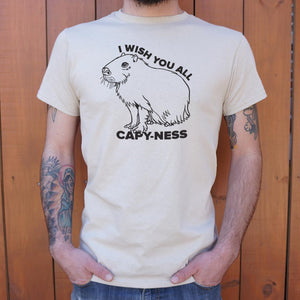 I Wish You All Capyness T-Shirt (Mens)