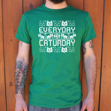 Cargar imagen en el visor de la galería, Every Day Is Caturday T-Shirt (Mens)