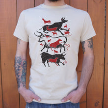 Load image into Gallery viewer, Cave Art Bulls Lascaux T-Shirt (Mens)