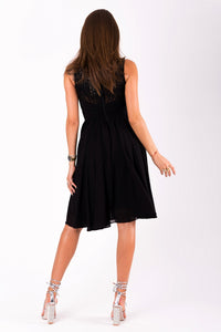 EVA & LOLA DRESS BLACK 51003-4