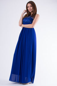 EVA & LOLA DRESS ROYAL BLUE 58001-3