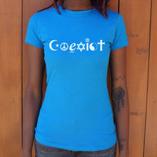 Load image into Gallery viewer, Coexist Symbols T-Shirt (Ladies)