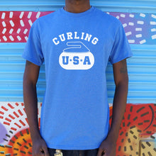 Load image into Gallery viewer, Curling USA T-Shirt (Mens)