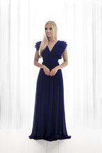 Load image into Gallery viewer, SENAT SENSUAL DRESS NAVY BLUEE 64008-3