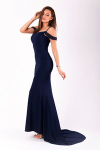 EVA&LOLA  DRESS NAVY BLUE 51005-4