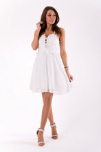 Load image into Gallery viewer, EVA&amp;LOLA  DRESS WHITE 46040-3