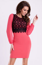 Load image into Gallery viewer, EMAMODA DRESS - RASPBERRY 12003-3