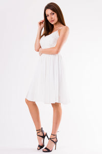 EVA & LOLA DRESS WHITE 58007-4