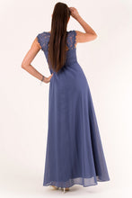 Charger l&#39;image dans la galerie, EVA &amp; LOLA DRESS BLUE 60005-7