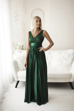 Load image into Gallery viewer, SENAT PLEATED  DRESS BOOTLE GREEN 66002-1