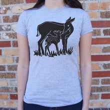 Load image into Gallery viewer, Doe And Fawn T-Shirt (Ladies)