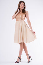 Cargar imagen en el visor de la galería, EVA &amp; LOLA DRESS GOLD 58006-2