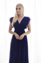 Load image into Gallery viewer, SENAT SENSUAL DRESS NAVY BLUEE 64008-3