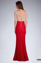 Load image into Gallery viewer, SOKY SOKA DRESS RED 48004-1