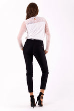 Load image into Gallery viewer, TROUSERS+BELT -BLACK 46010-2