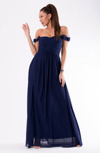 Load image into Gallery viewer, EVA &amp; LOLA DRESS NAVY BLUE 54002-3