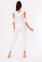 Load image into Gallery viewer, BLOUSE -WHITE 48027-2