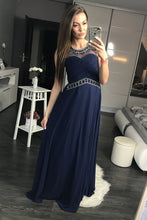 Load image into Gallery viewer, EVA &amp; LOLA DRESS NAVY 44003-2