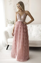 Load image into Gallery viewer, SENAT FLOUNCES DRESS DELICATE PINK 66005-1