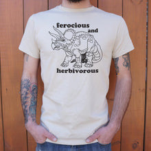 Load image into Gallery viewer, Ferocious And Herbivorous T-Shirt (Mens)