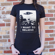 Cargar imagen en el visor de la galería, I Want To Believe T-Shirt (Ladies)