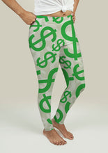 Cargar imagen en el visor de la galería, Leggings with Dollar Signs