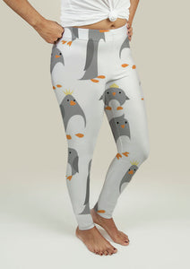 Leggings with Cute Penguins