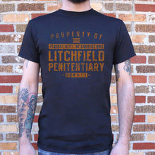 Load image into Gallery viewer, Property Of Litchfield Penitentiary T-Shirt T-Shirt (Mens)