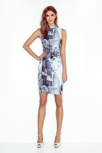 Morimia MM 002-1 Dress with small turtleneck - CITY