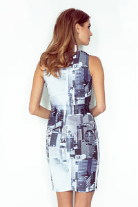 MM 002-1 Dress with small turtleneck - CITY