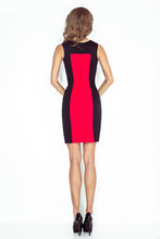 Load image into Gallery viewer, Morimia Two-color dress - black + red MM 006-1