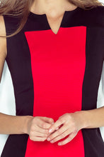 Load image into Gallery viewer, Morimia Two-color dress - black + red MM 006-1