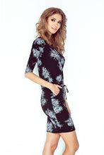 Load image into Gallery viewer, Morimia MM 007-1 Sporty dress - Black + white flower