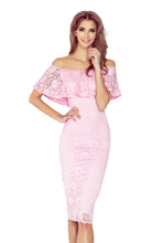 Load image into Gallery viewer, MM 013-2 Dress with frill - lace - light pink