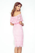 Load image into Gallery viewer, MM 013-2 Dress with frill - lace - light pink