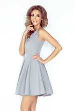 Load image into Gallery viewer, MM 014-3 Dress - heart-shaped neckline - grey