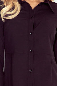 Morimia Black blouse - buttons MM 016-3