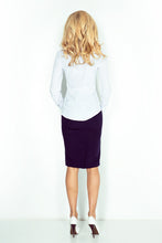 Load image into Gallery viewer, Morimia White blouse - buttons MM 016-4