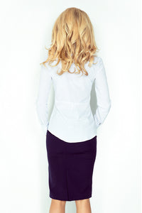 Morimia White blouse - buttons MM 016-4