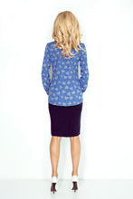 Load image into Gallery viewer, Morimia Shirt with pockets - jeans + hearts MM 018-2