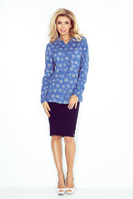 Load image into Gallery viewer, Morimia Shirt with pockets - jeans + hearts MM 018-2