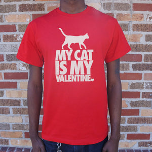 My Cat Is My Valentine T-Shirt (Mens)