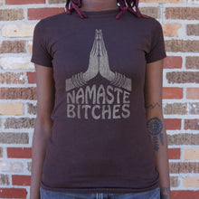 Load image into Gallery viewer, Namaste Bitches Yoga T-Shirt (Ladies)