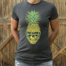 Load image into Gallery viewer, Pineapple Skull T-Shirt (Ladies)