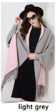 Load image into Gallery viewer, Cashmere Tassel Batwing Sleeve Scarf Cape