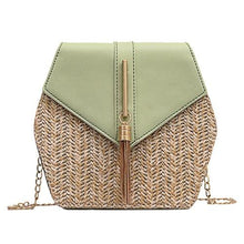 Load image into Gallery viewer, Hexagon Rattan Handmade Woven Bag