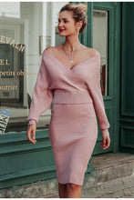 Charger l&#39;image dans la galerie, Knitted Two Piece Dress