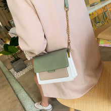 Load image into Gallery viewer, Luxury Contrast Leather Crossbody Bag